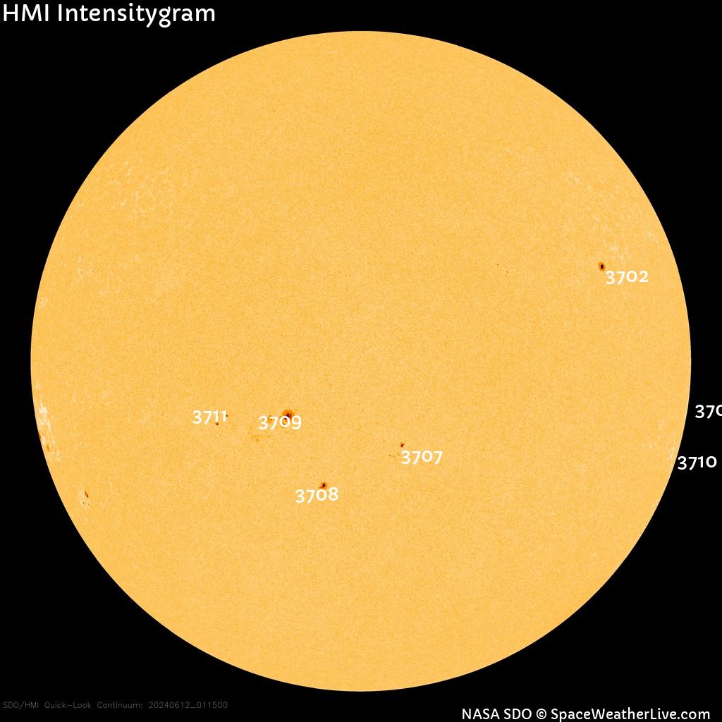 Regiones de manchas solares