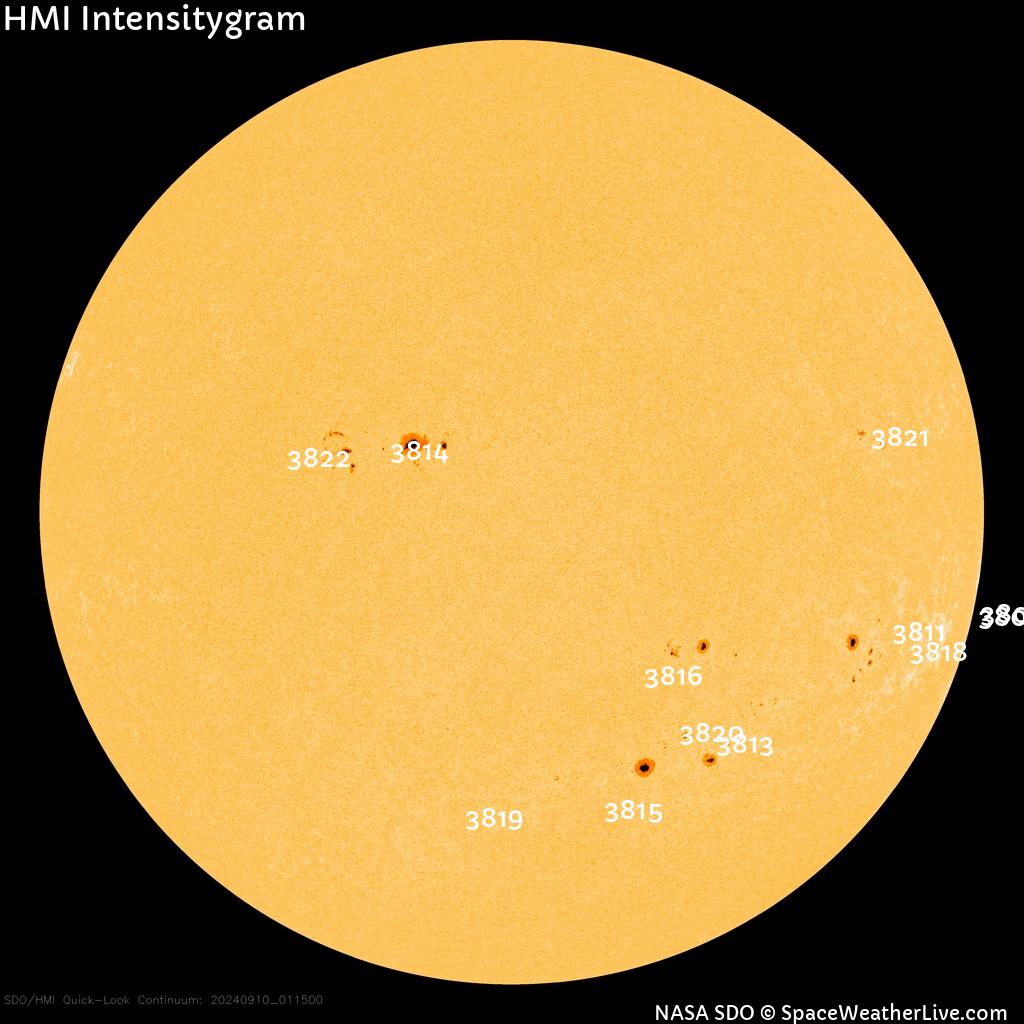 Regiones de manchas solares