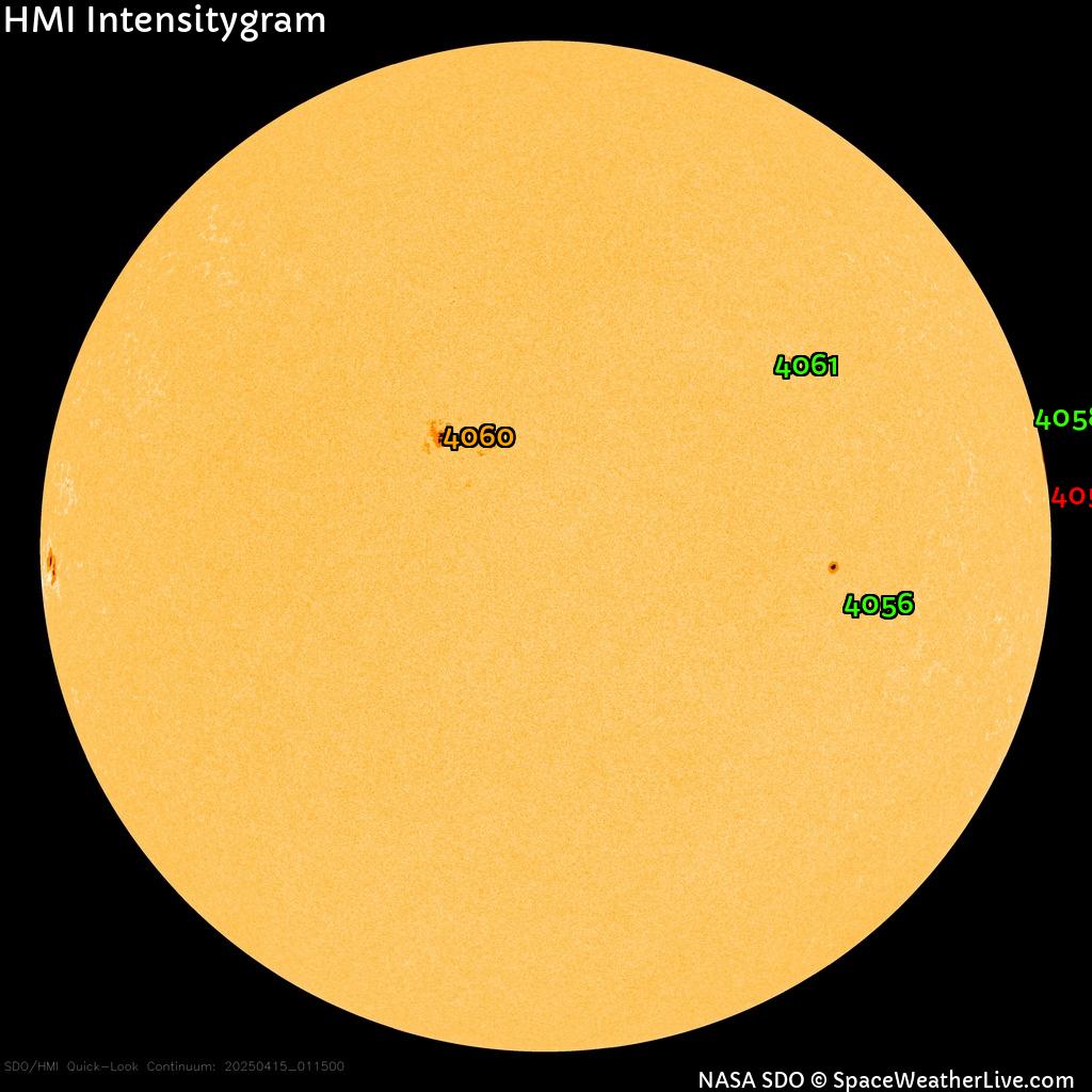 Sunspot regions