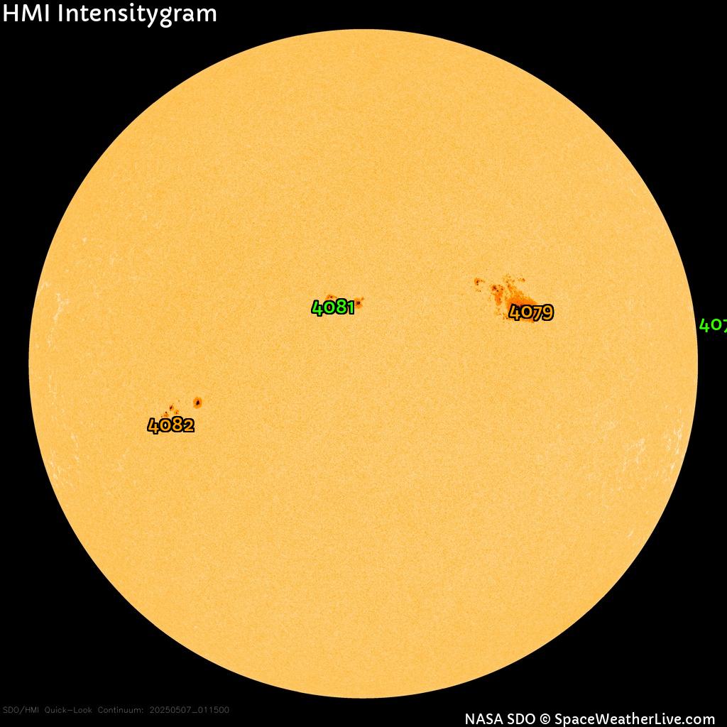 Sunspot regions