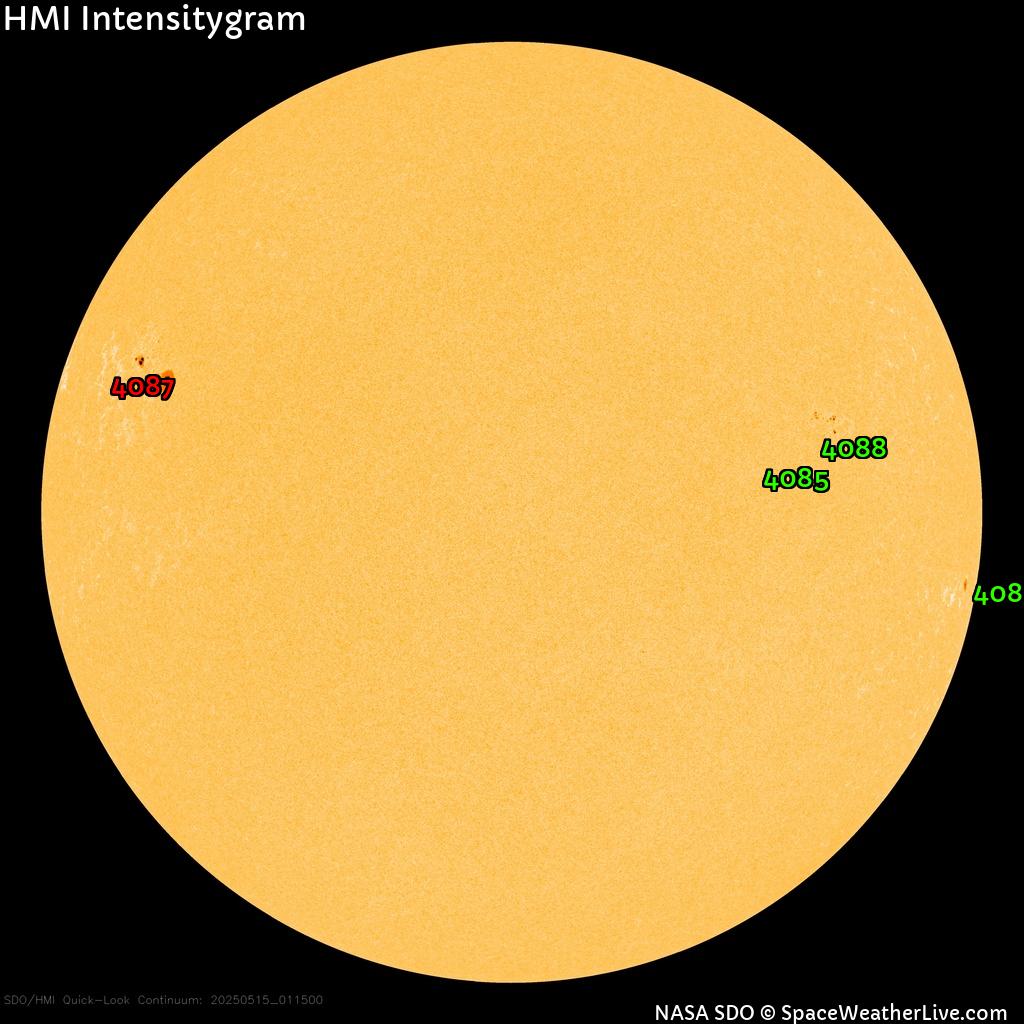 Sunspot regions