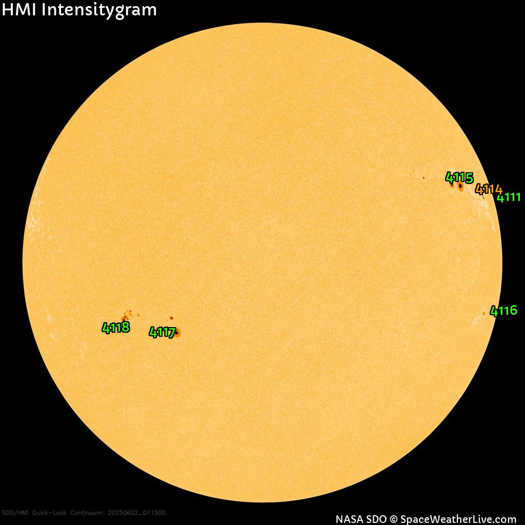 Regiones de manchas solares