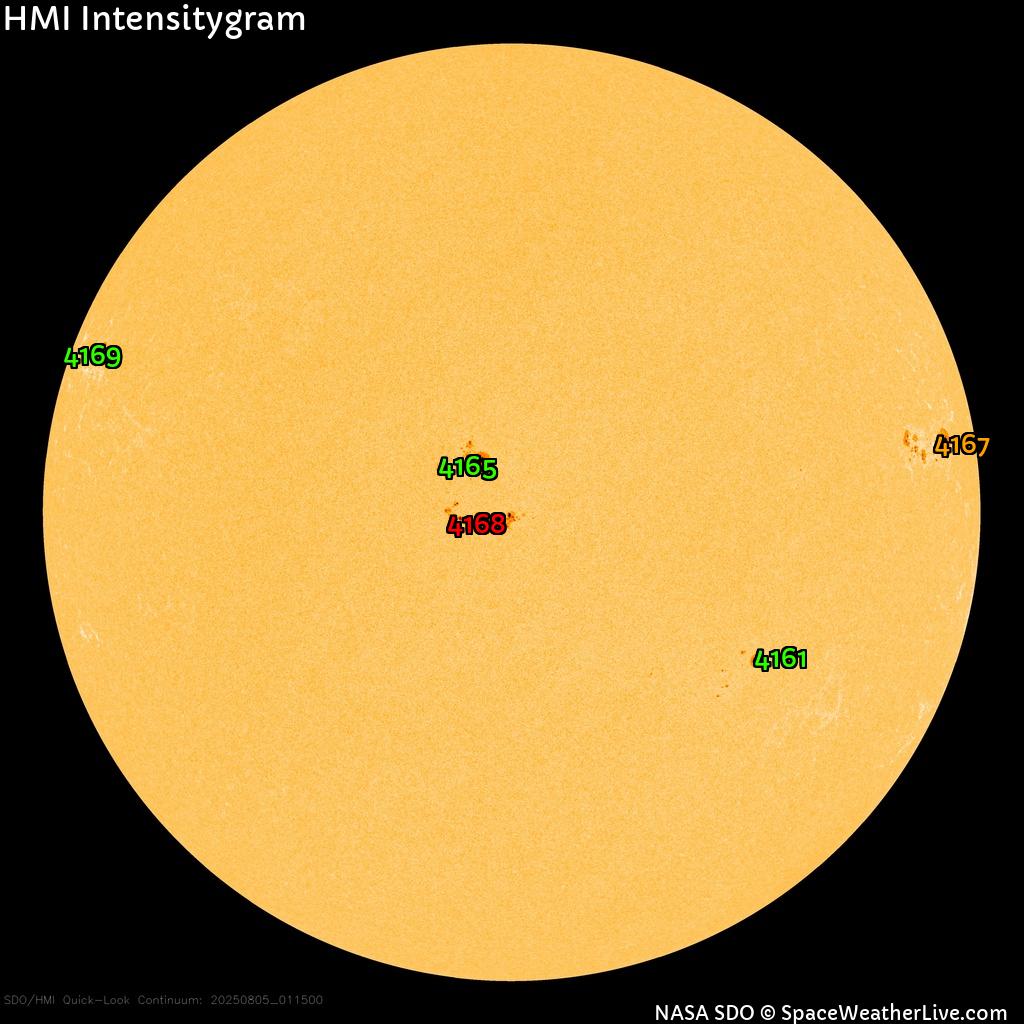 Sunspot regions