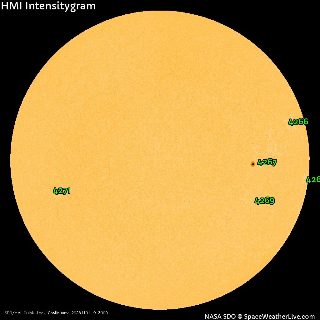Sunspot regions