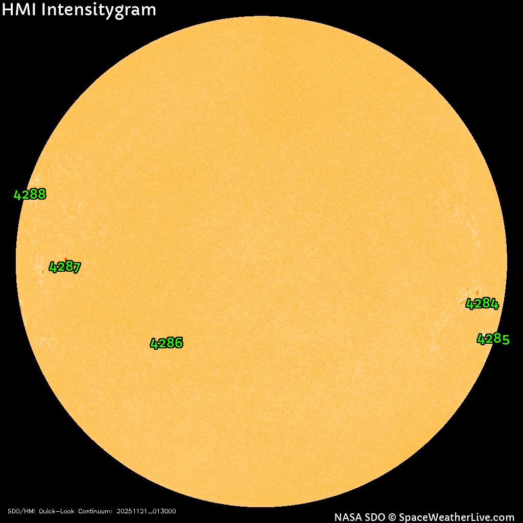 Sunspot regions