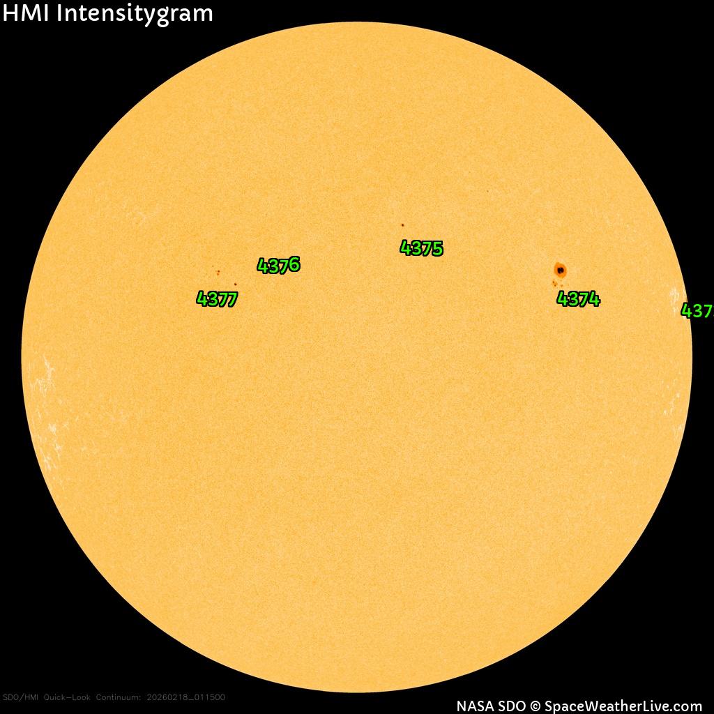 Regiones de manchas solares