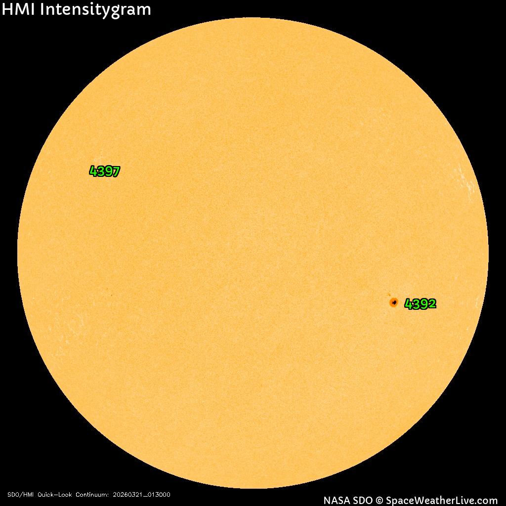 Sunspot regions