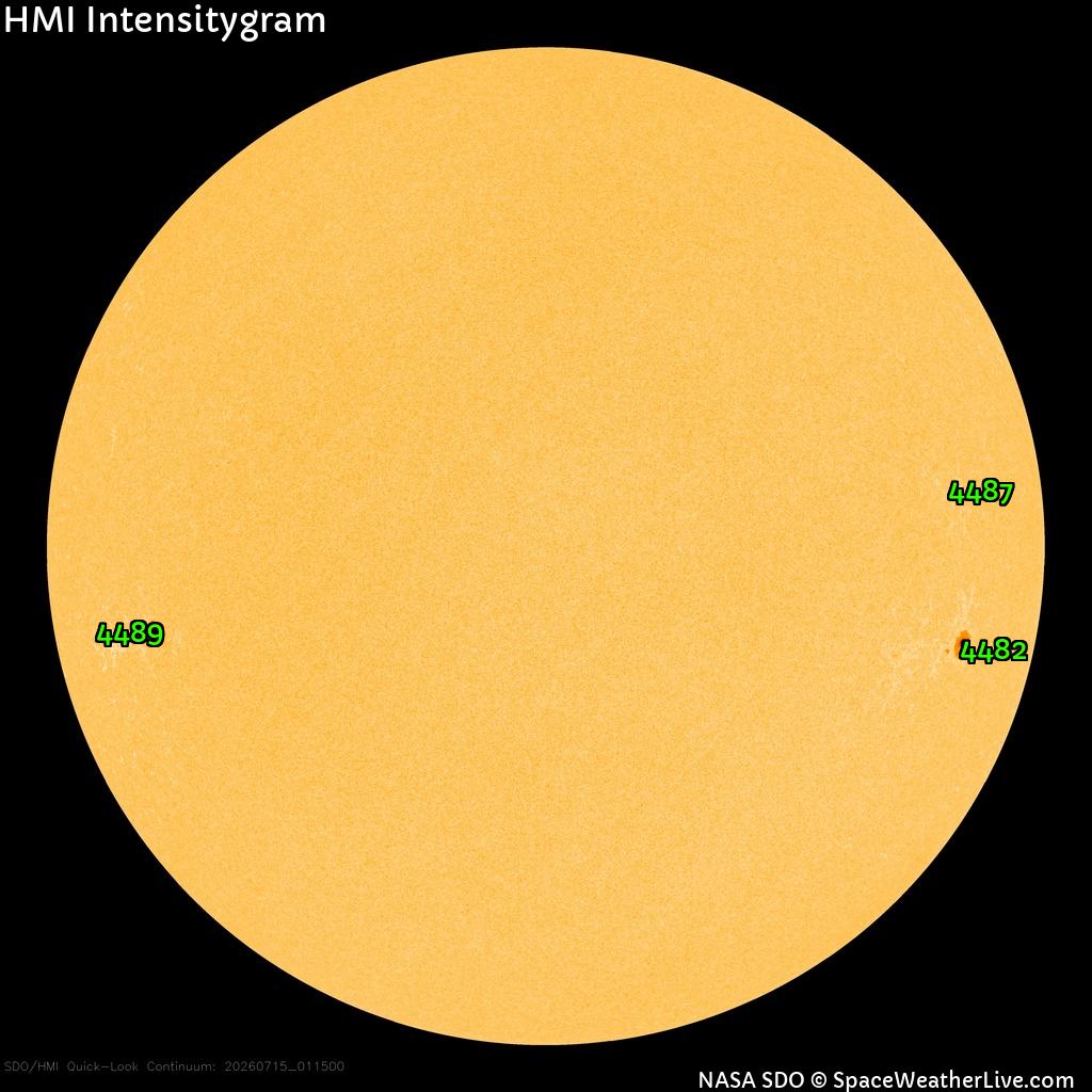 Sunspot regions