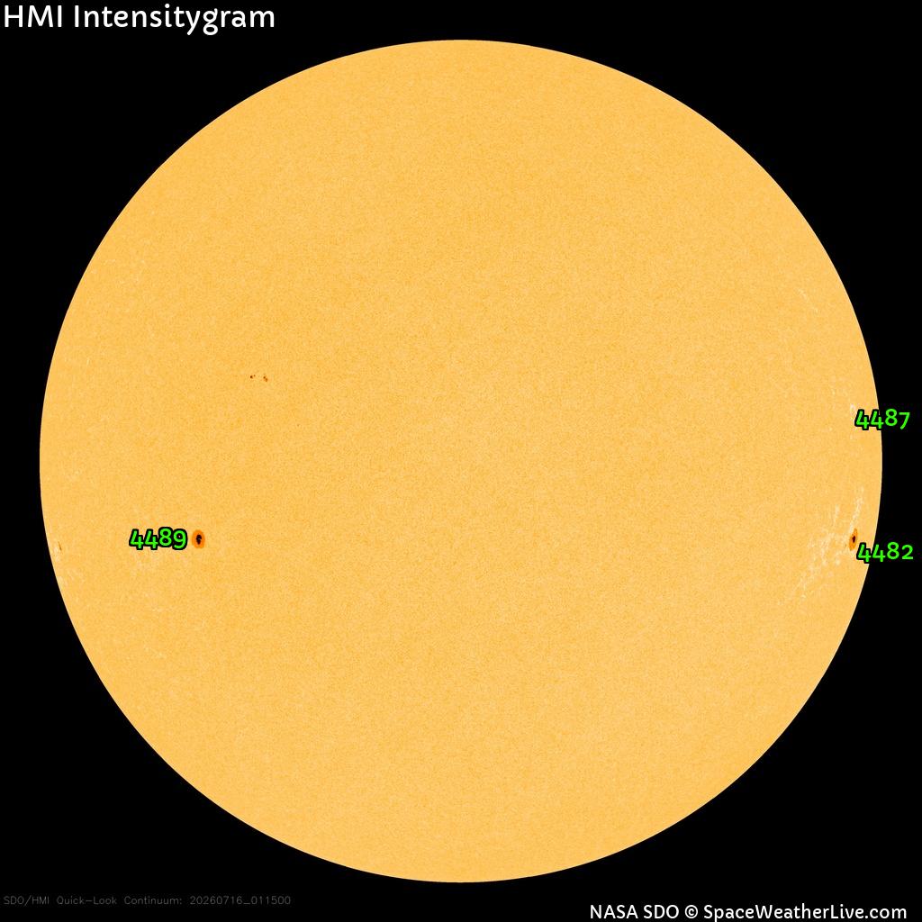Sunspot regions