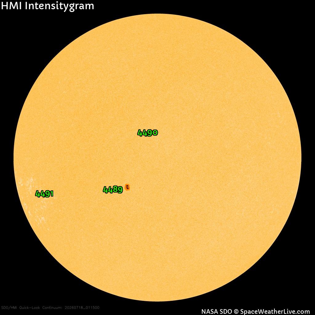 Sunspot regions