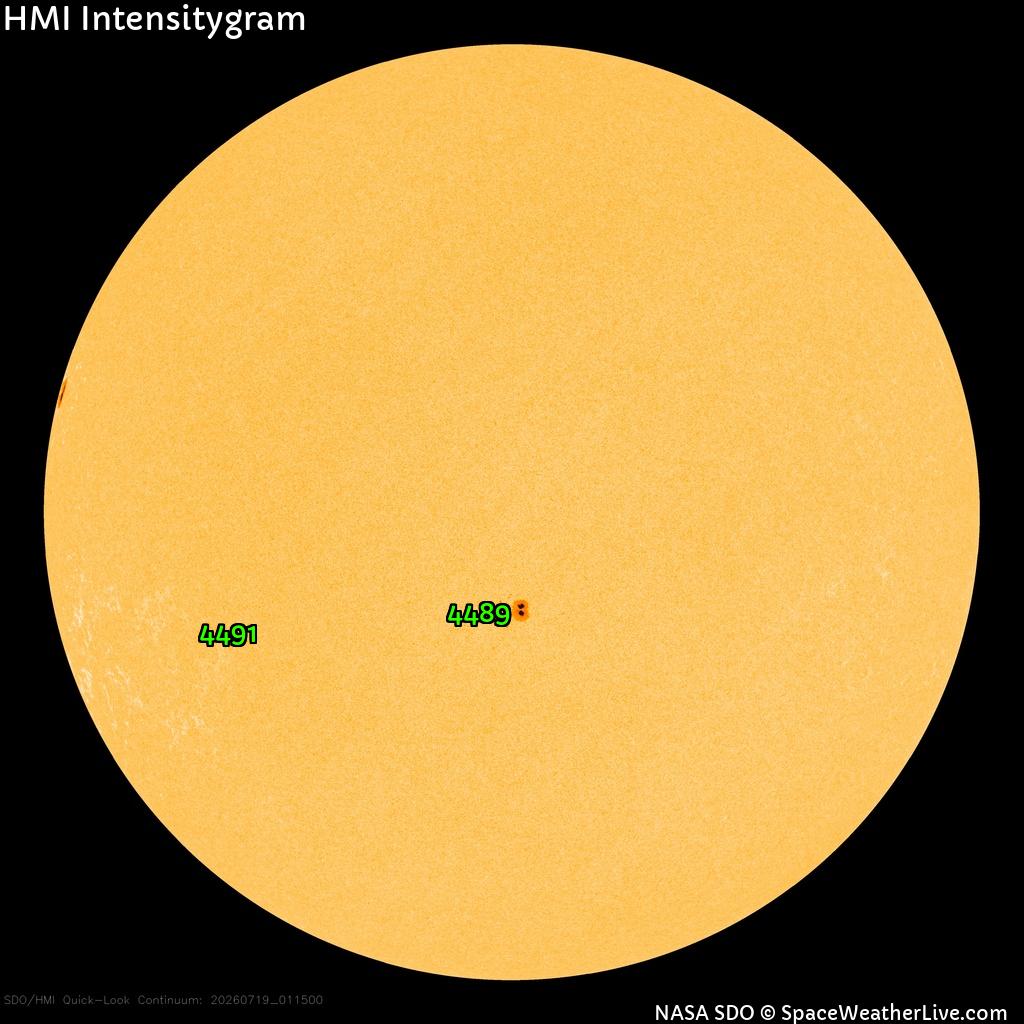 Sunspot regions