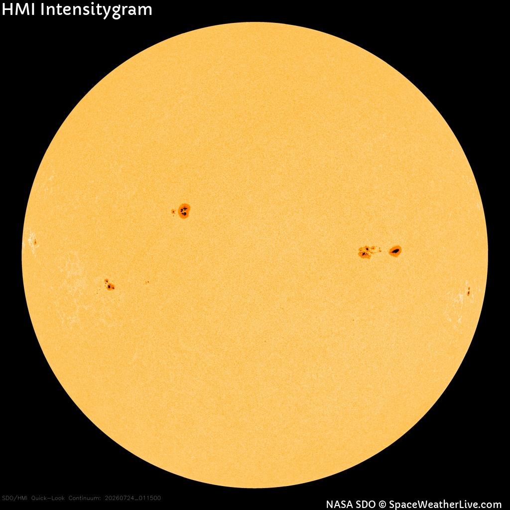 Sonnenfleckenregionen