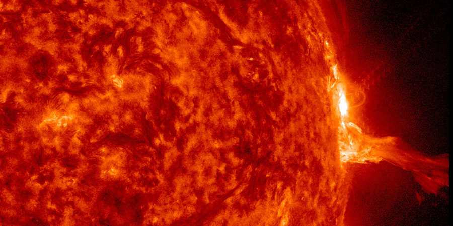 X1.1 solar flare from sunspot region 4086